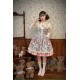 Alice Girl Little Bear Doll Wall V Neck Long Sleeve Blouse(20th Pre-Order/3 Colours/Full Payment Without Shipping)